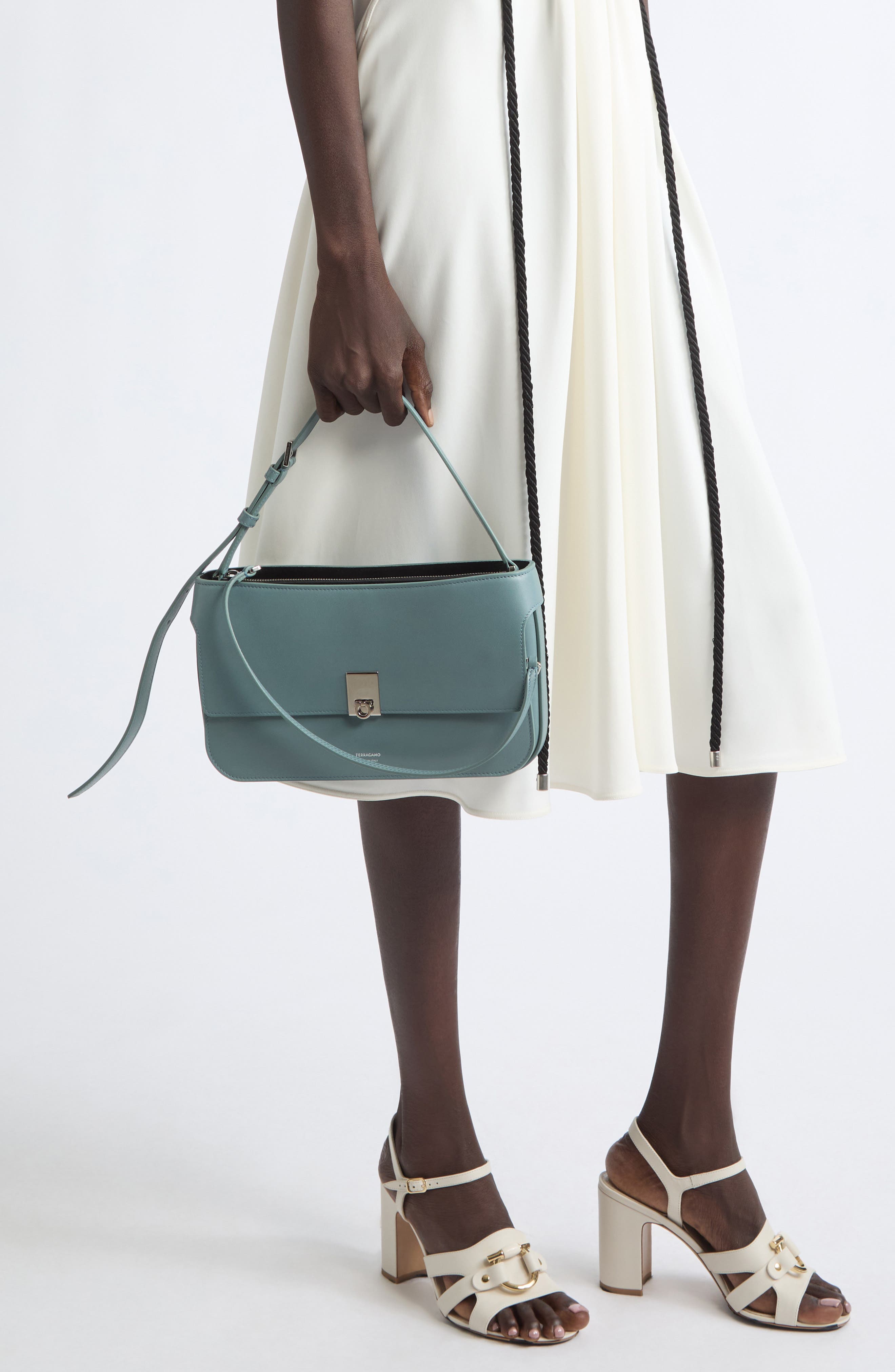 Extrasmall Cara Shoulder Bag, Alternate, color, SEAGLASS