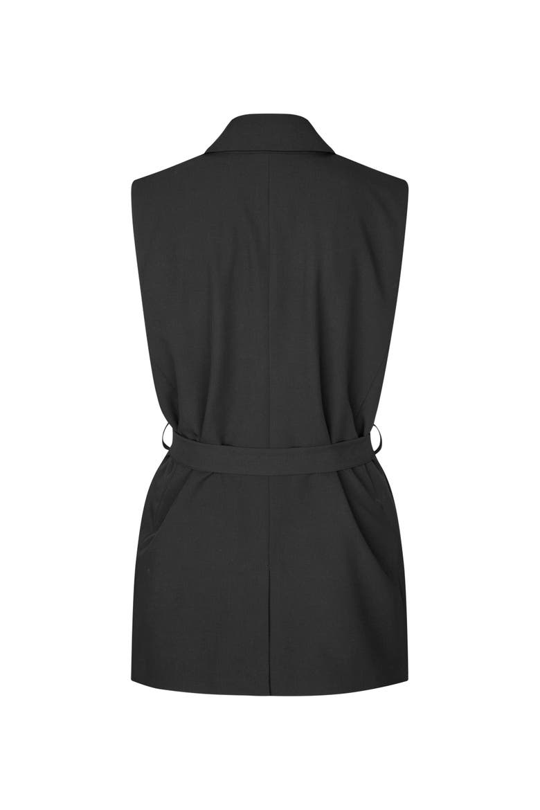 MaJulea Waistcoat, Alternate, color, Black