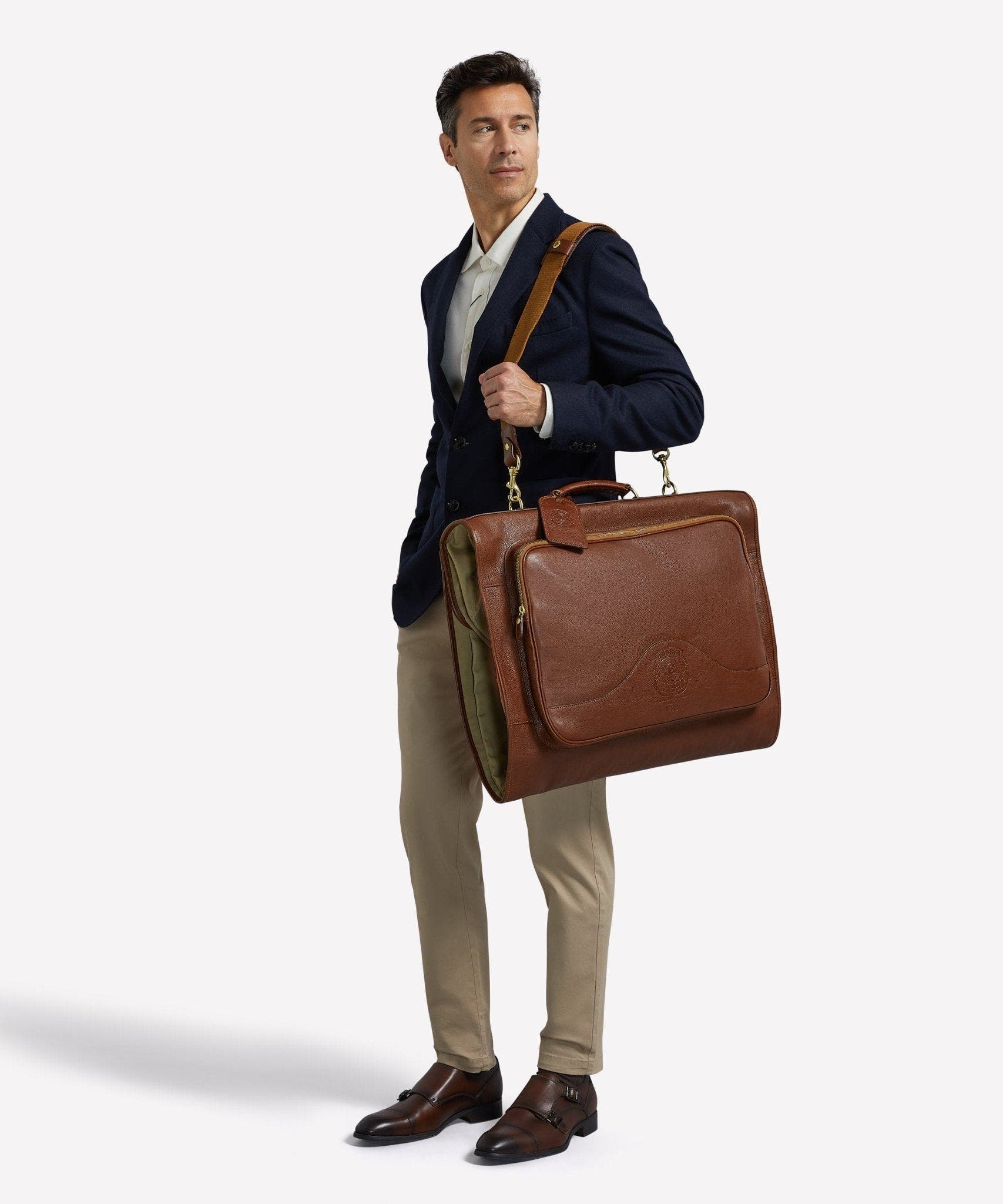 Ghurka Packet No. 83, Alternate, color, Vintage Chestnut Leather