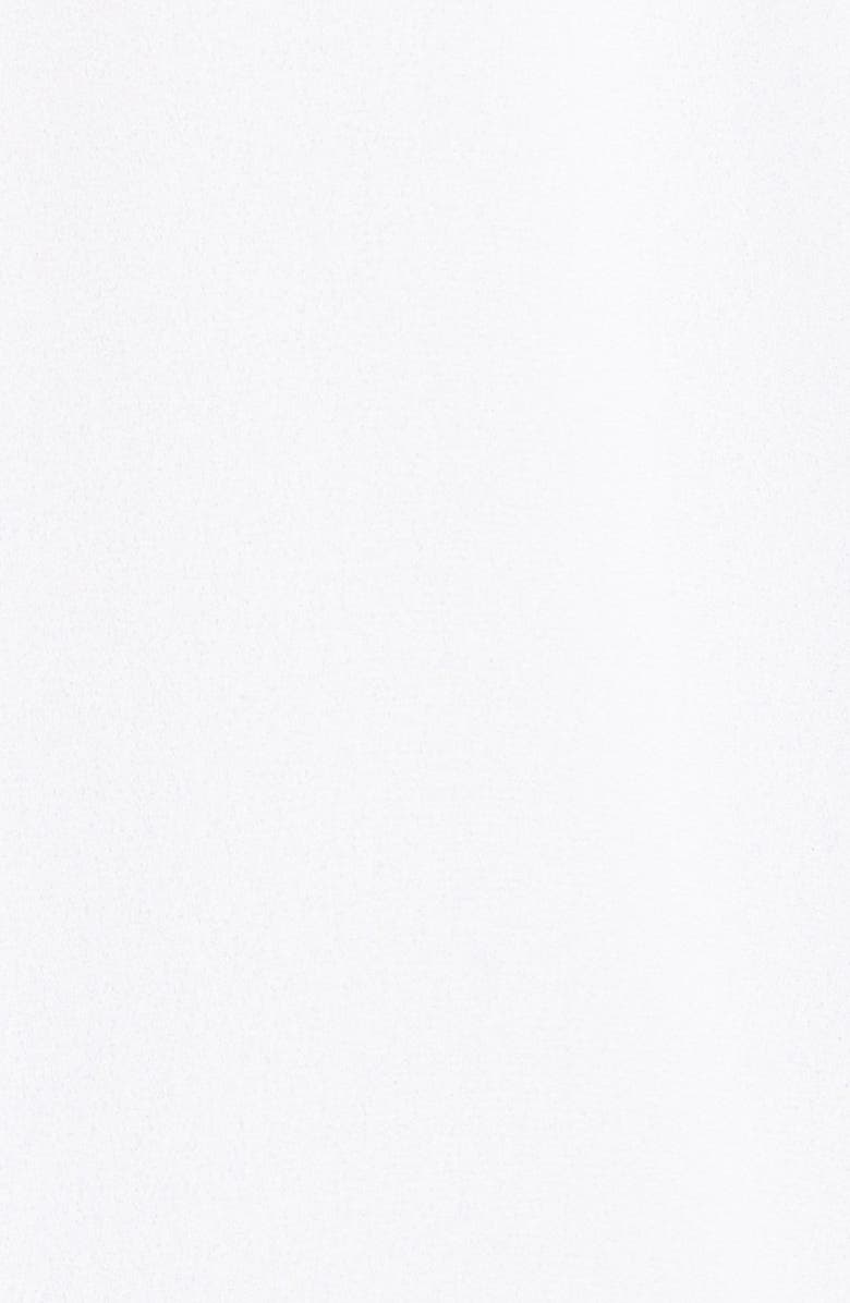 NYDJ Print Pleat Back Sleeveless Split Neck Blouse, Alternate, color, Optic White