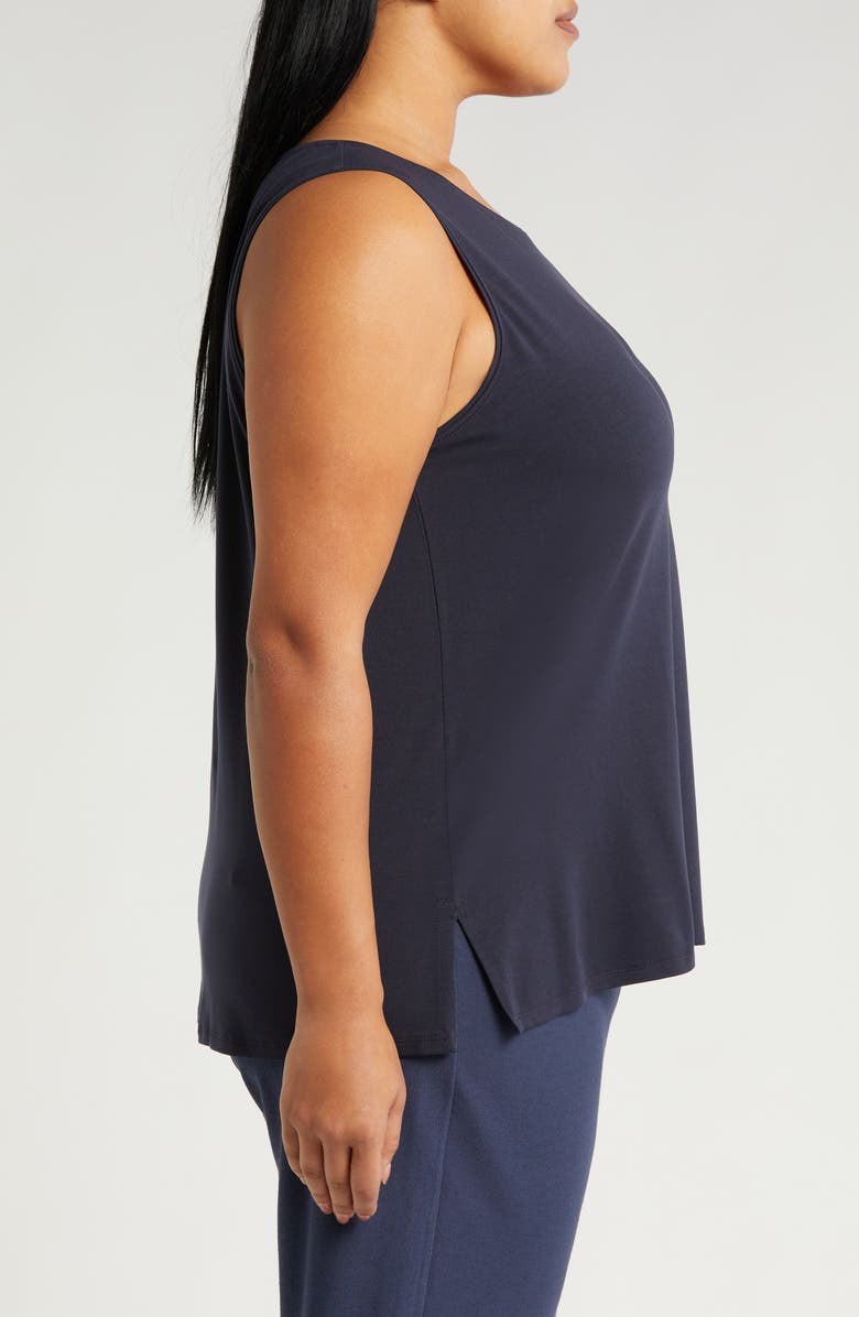 Eileen Fisher Jewel Neck Sleeveless Shell, Alternate, color, 