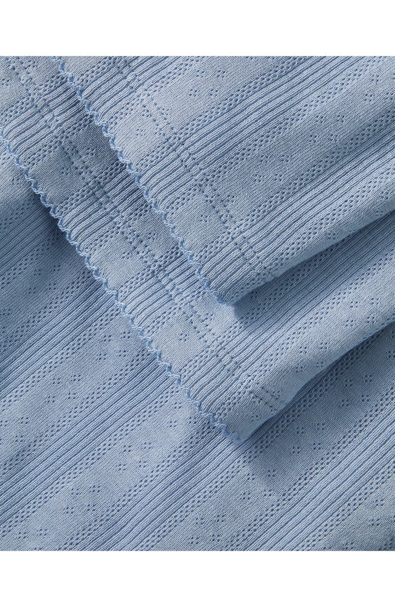 Petite Plume Pima Cotton Pointelle Pajama Pants, Alternate, color, 