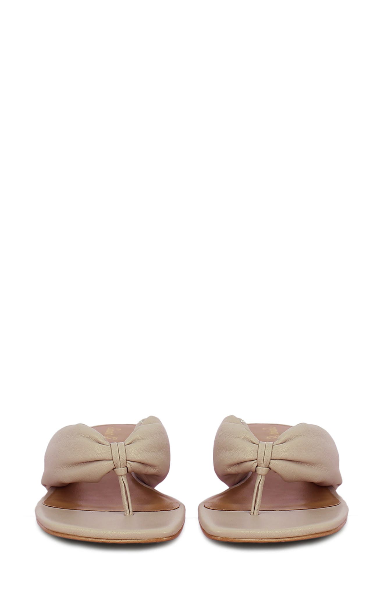 Amorina Leather Sandal, Alternate, color, BEIGE