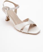 Prologue Shoes Melin Cross Strap Stiletto Sandal