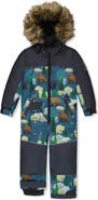 Deux par Deux Discover Bear Detachable Hood One Piece Snowsuit