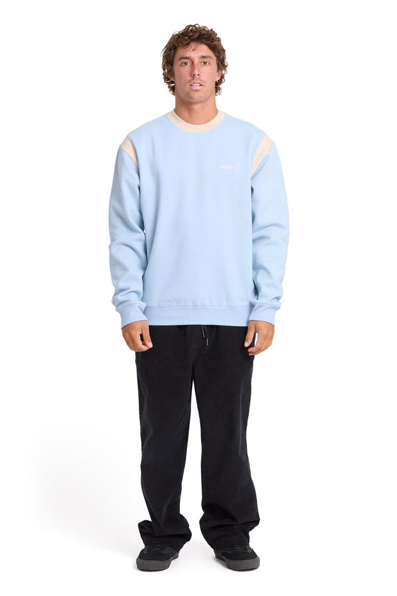 Highway Garage Fleece Crewneck Sweatshirt, Alternate, color, BLUE SMOKE