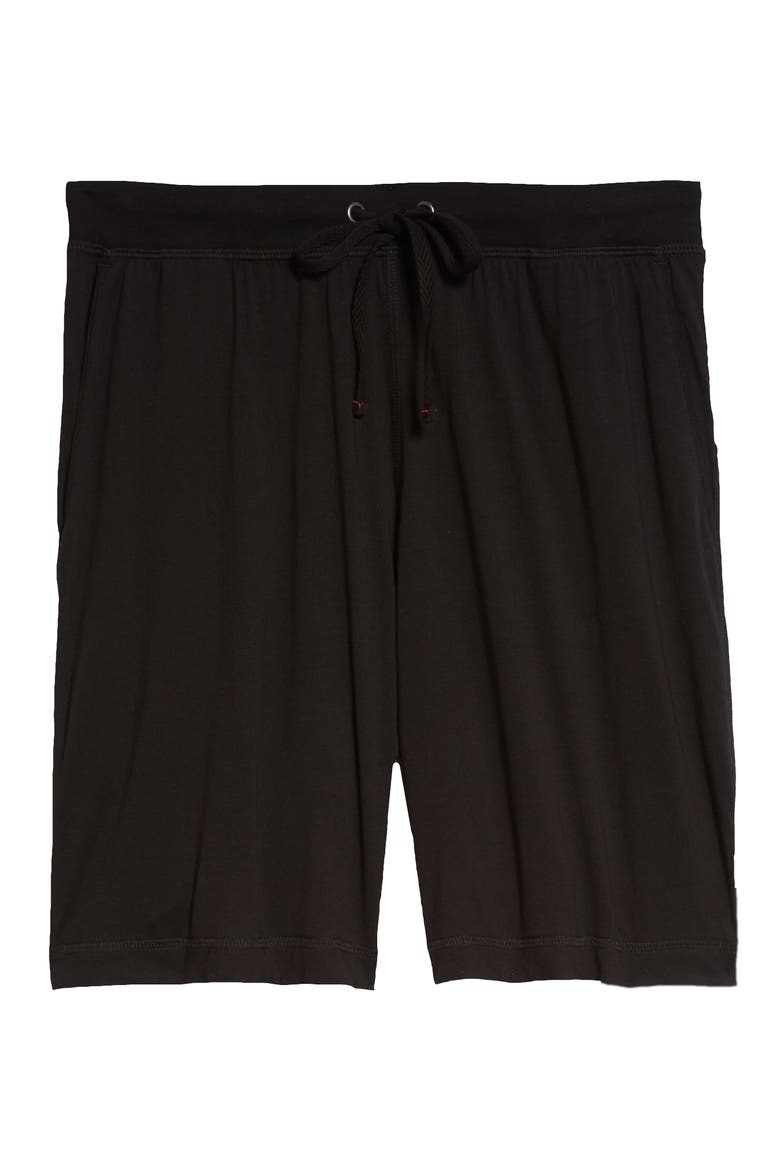 Peruvian Pima Cotton Shorts, Alternate, color, BLACK
