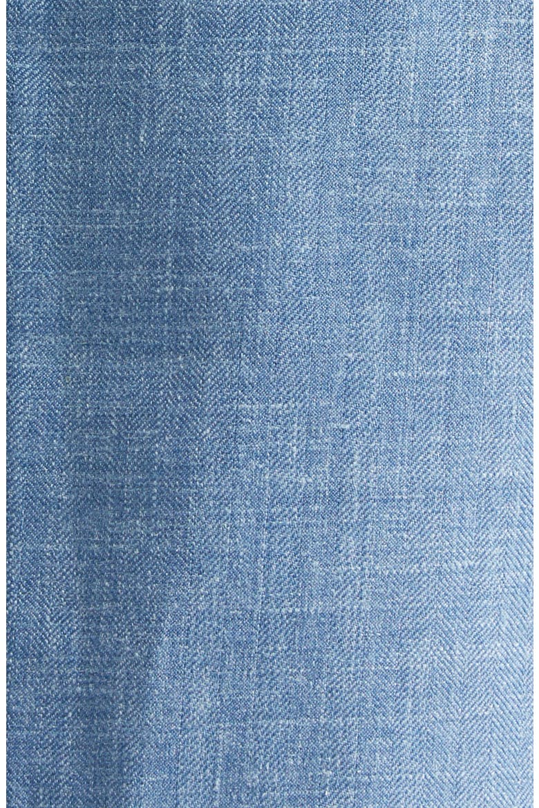 Double Breasted Wool, Silk & Linen Blazer, Alternate, color, 130 SKY BLUE