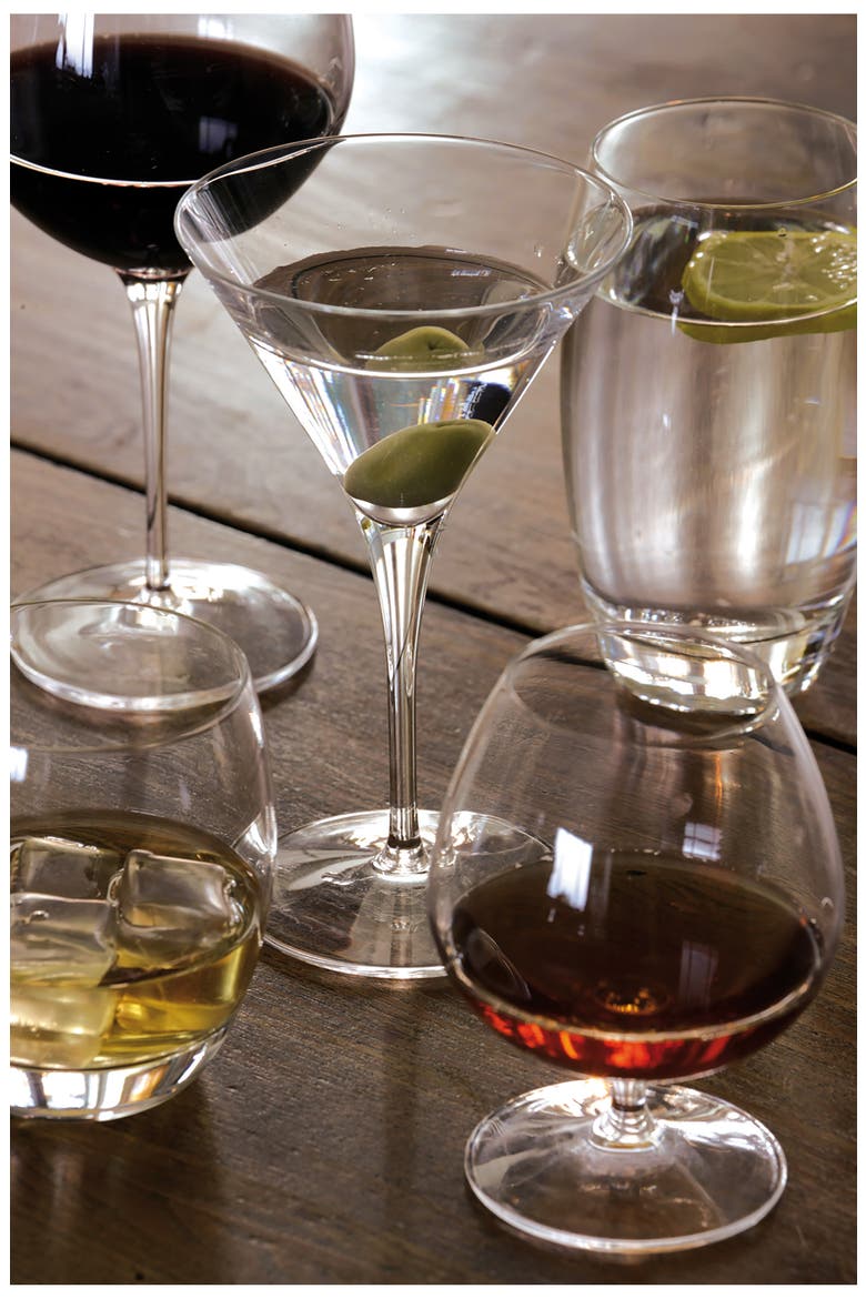 Martini Glasses, Alternate, color, CLEAR