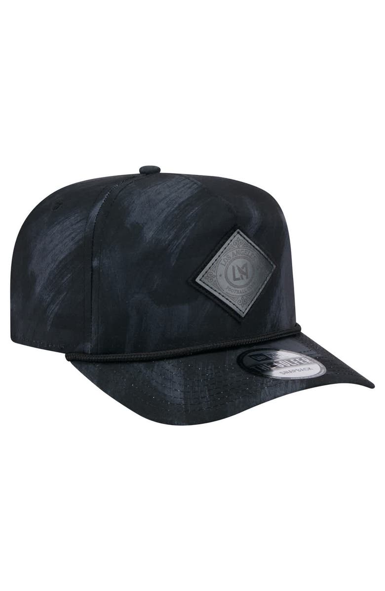 New Era Men's New Era Black LAFC Golfer Snapback Hat, Alternate, color, Black