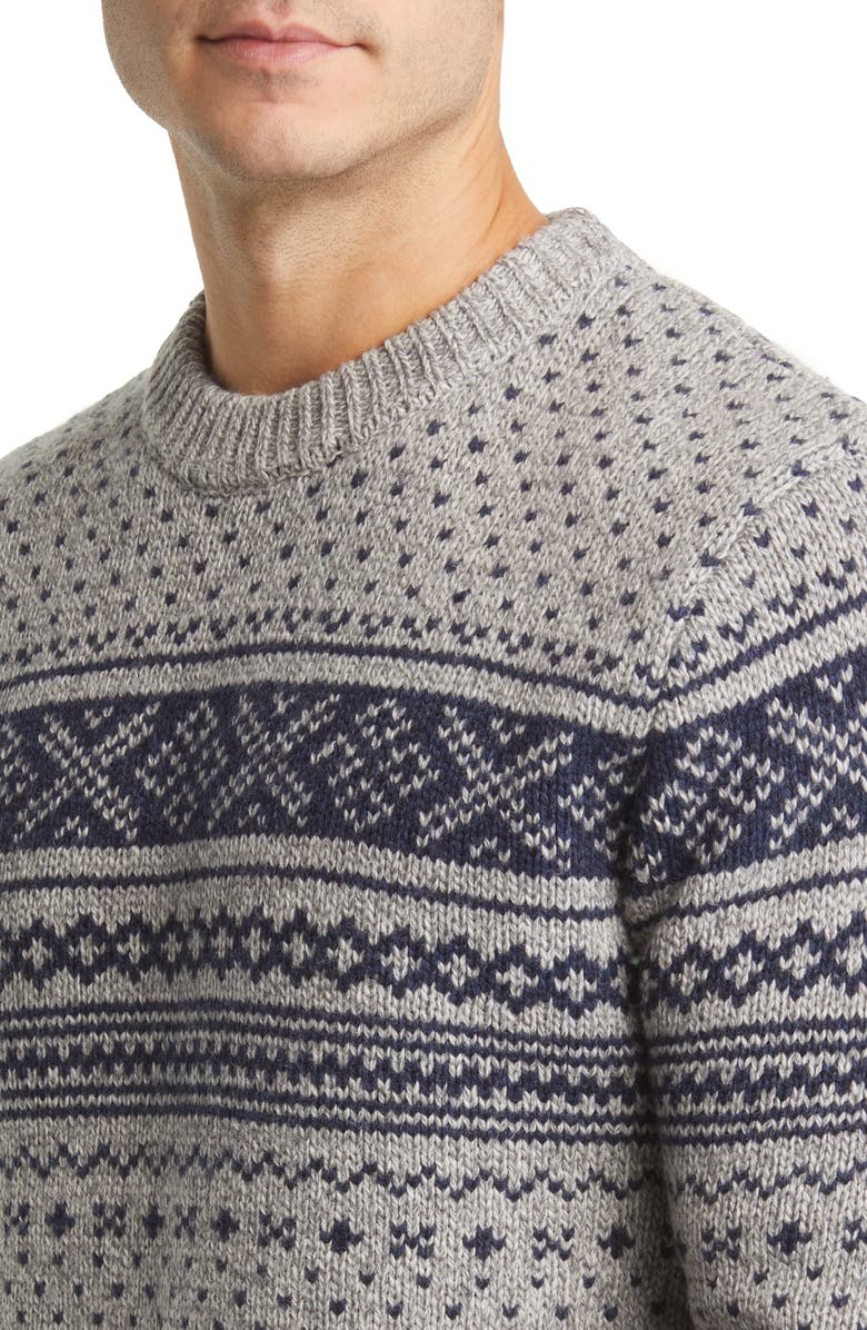 Schott NYC Icelandic Midweight Wool Blend Sweater, Alternate, color, 