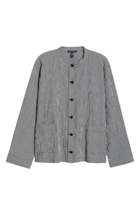 Check Print Jacket (Plus)