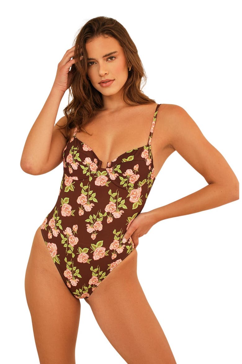 Saltwater One Piece, Main, color, Rosebud