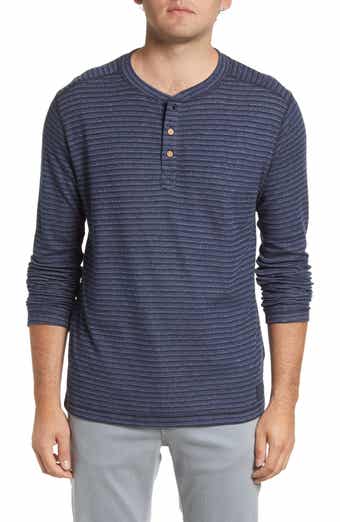 Yarn Dye Rib Long Sleeve Henley