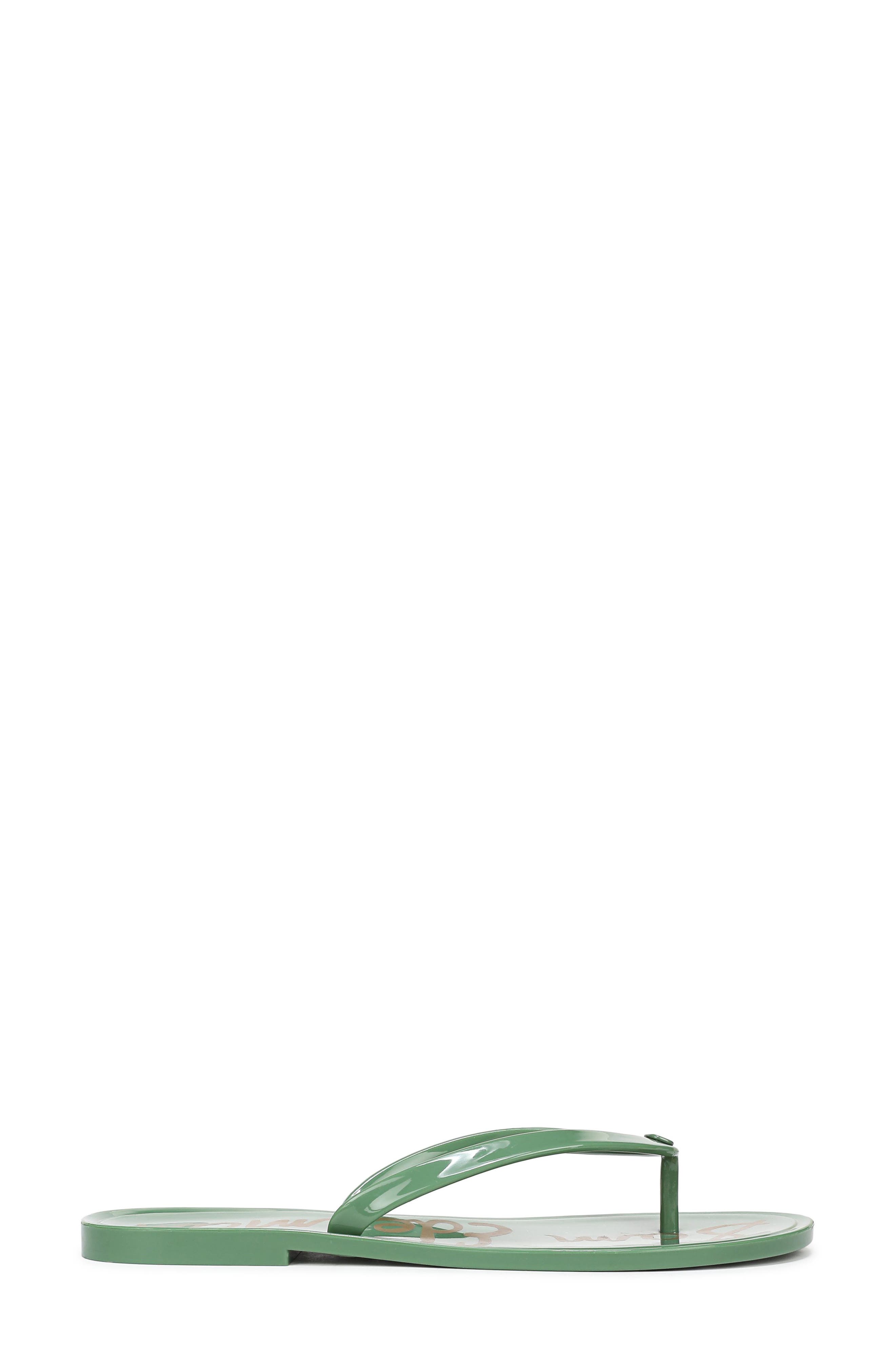 Dean Flip Flop, Alternate, color, GREEN GARDEN