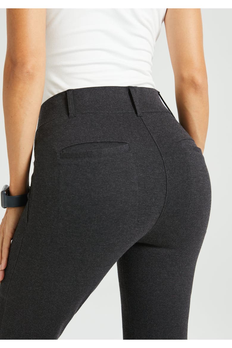 Two Pocket DPYP Dress Pant Yoga Pants Bootcut, Alternate, color, Charcoal