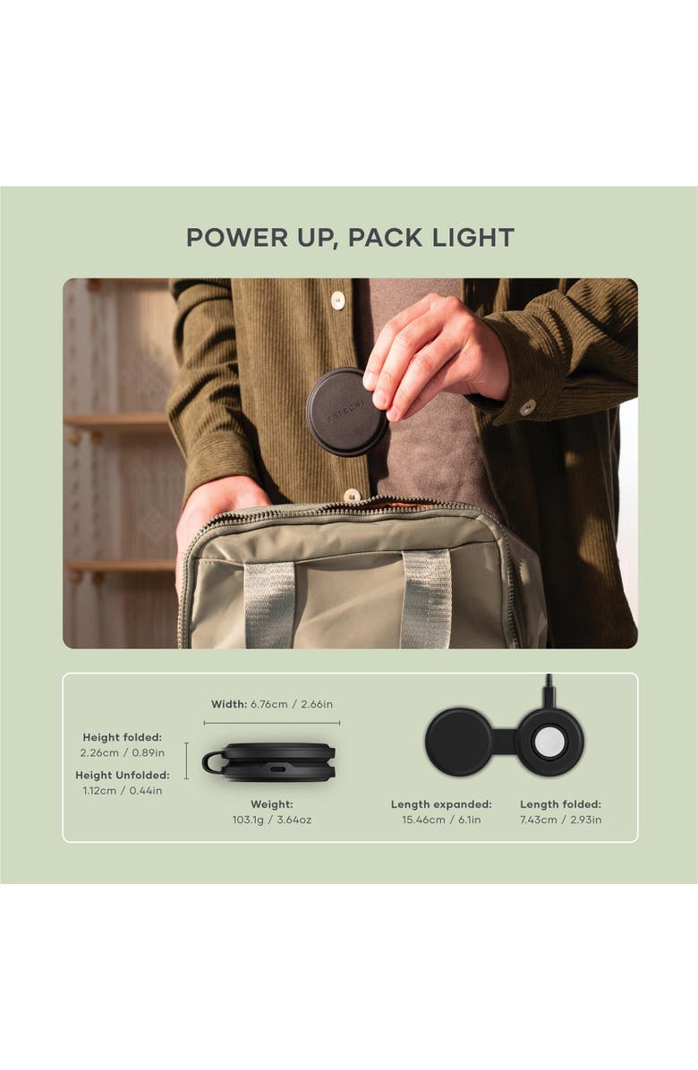 Satechi OntheGo 2 in 1 Charger, Alternate, color, Black