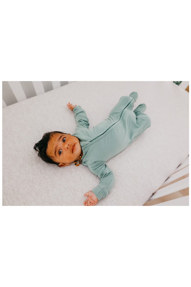 Zip-Up Footie Pajamas, Alternate, color, BRIAR