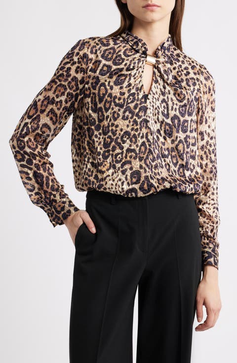 The Minnie Leopard Print Top