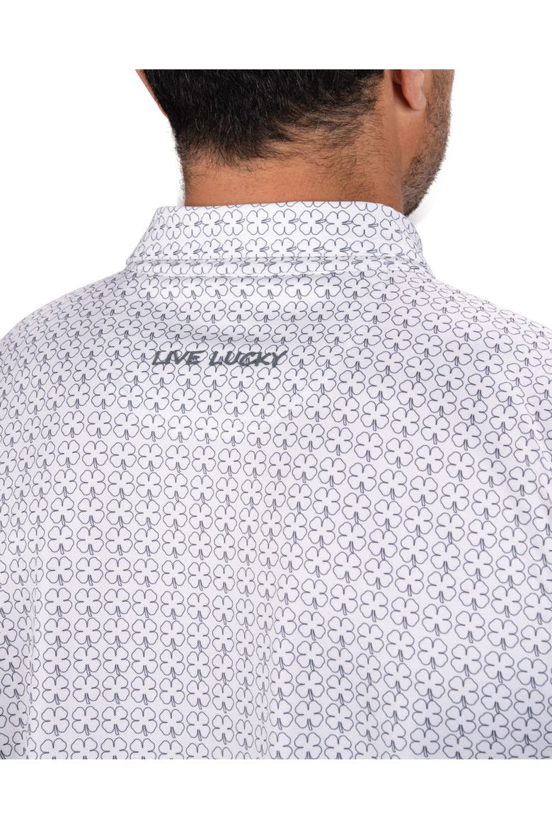 Clover Crush Polo, Alternate, color, Vanilla