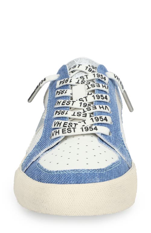 Vintage Havana Reflex Glitter Sneaker In Denim Pink Pop