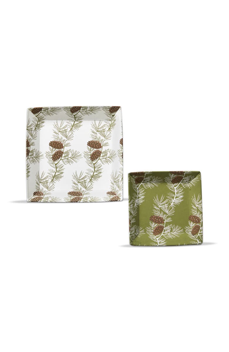 tag Wilde Pine Catch All Tray - Green Decorative Multi Tray, Main, color, Green