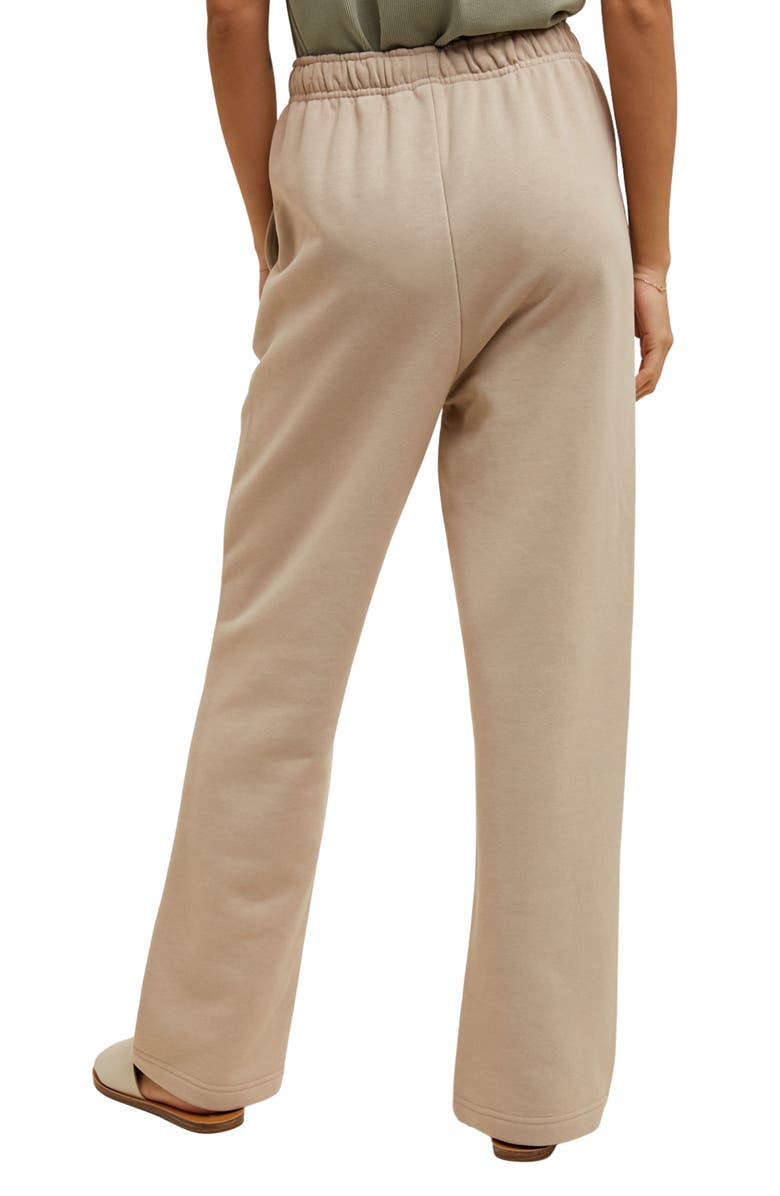 WISHLIST Straight Leg Sweatpants, Alternate, color, Taupe