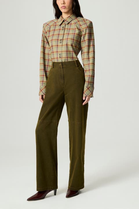 Vintage Wash Corduroy Pants