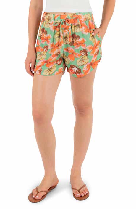 Ginko Clouds Floral Shorts
