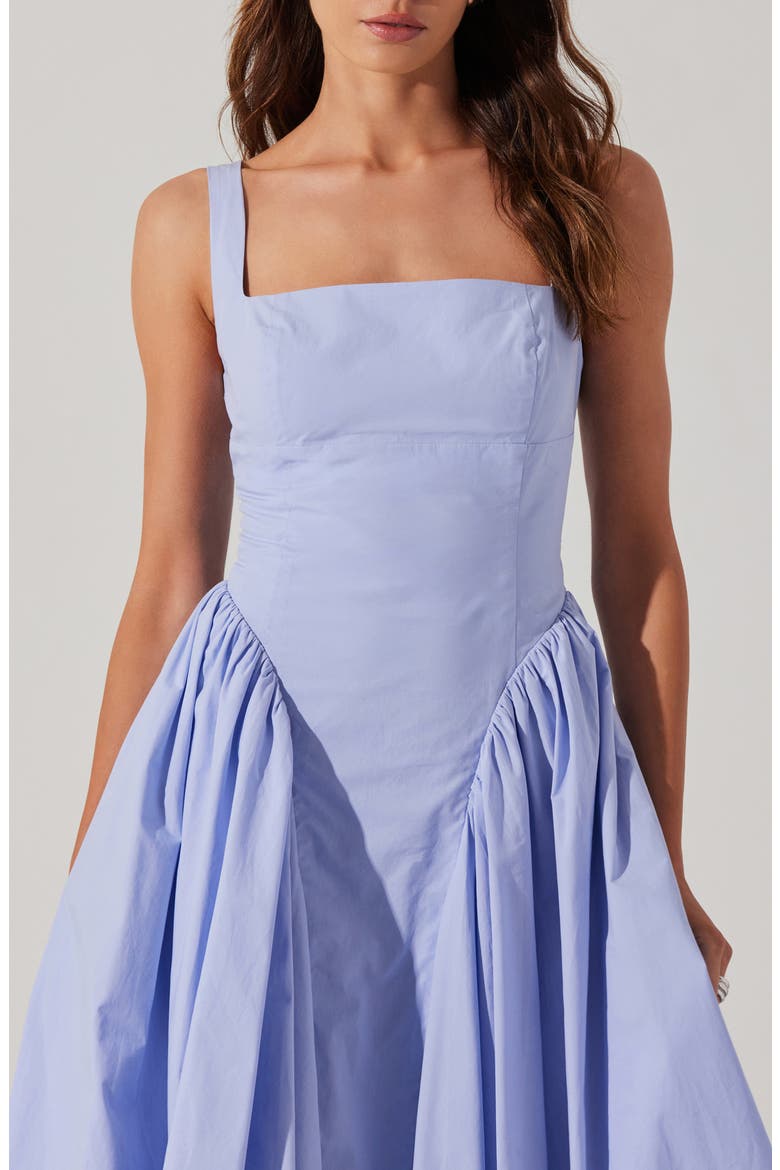 Vinya Cotton Dress, Alternate, color, PERIWINKLE BLUE