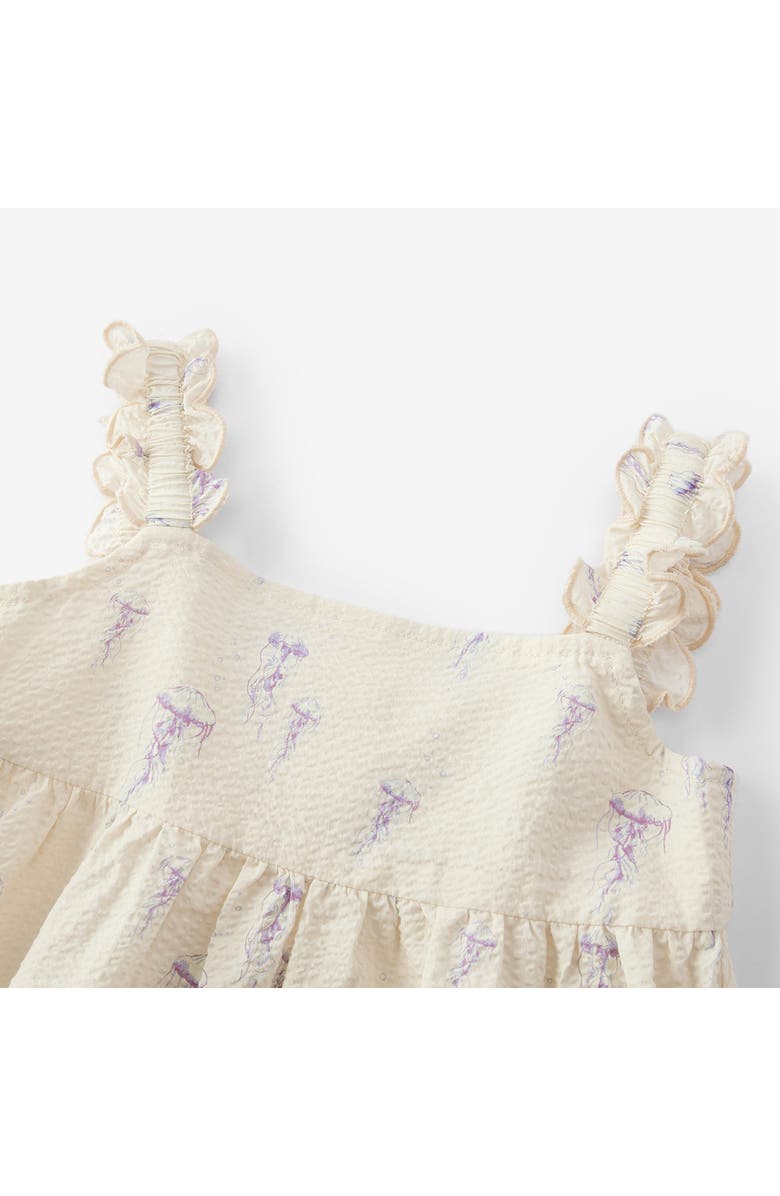 Milkbarn Ruffle Tiered Dress, Alternate, color, Sunset Jellyfish