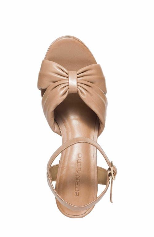 Bernardo Footwear Veronika Platform Sandal In Beige