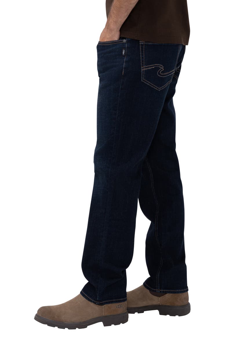 Eddie Relaxed Fit Straight Leg Jeans, Alternate, color, SMOOTH