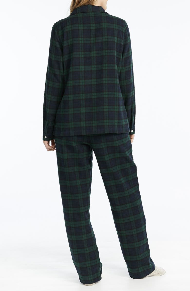 L.L.Bean Scotch Plaid Flannel Pajamas, Alternate, color, 