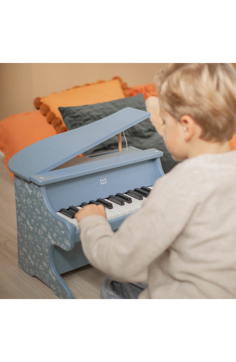 Label Label Wooden Piano Blue Musical Instrument Toy, Dragonfly & Nature, 3+, Alternate, color, Multicolored