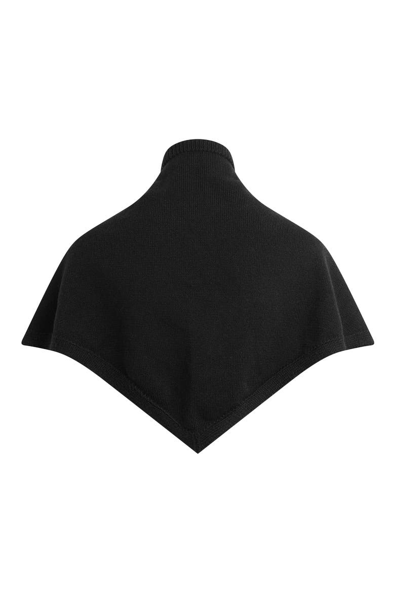 Triangle Scarf, Alternate, color, BLACK