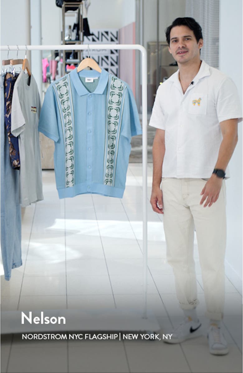 Monument Short Sleeve Button-Up Shirt, sales video thumbnail