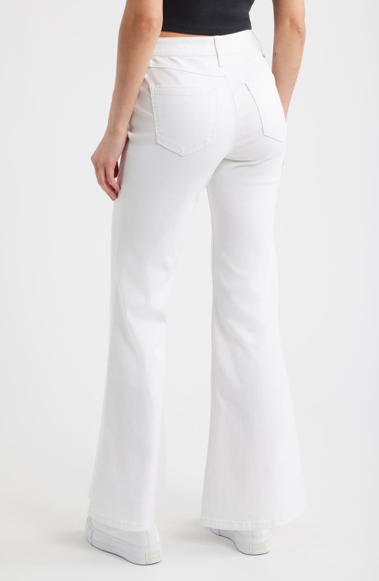 1822 Denim Belle High Waist Flare Jeans, Alternate, color, White