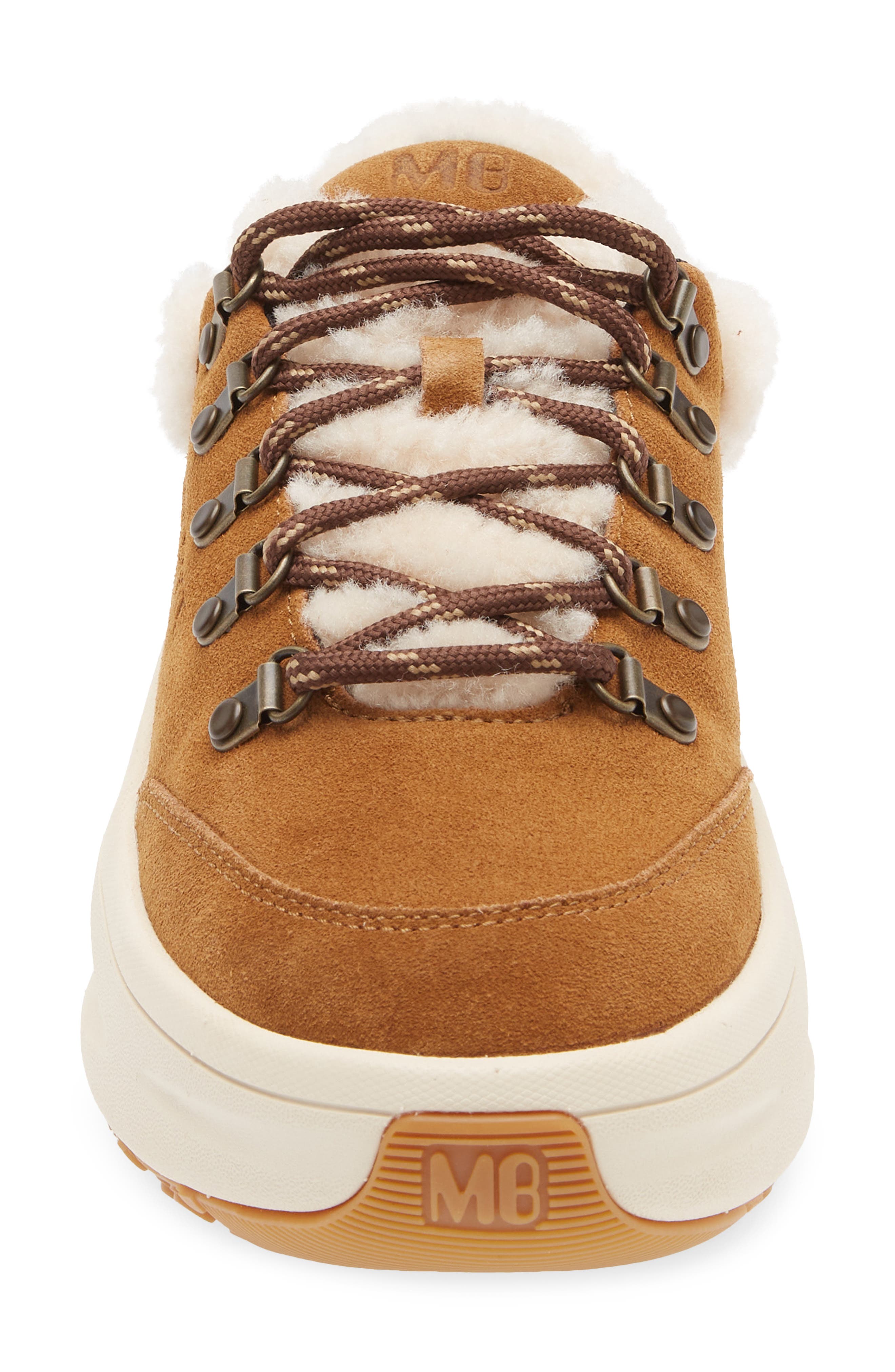 Moon Boot<sup>®</sup> City Genuine Shearling Water Repellent Boot, Alternate, color, Cognac