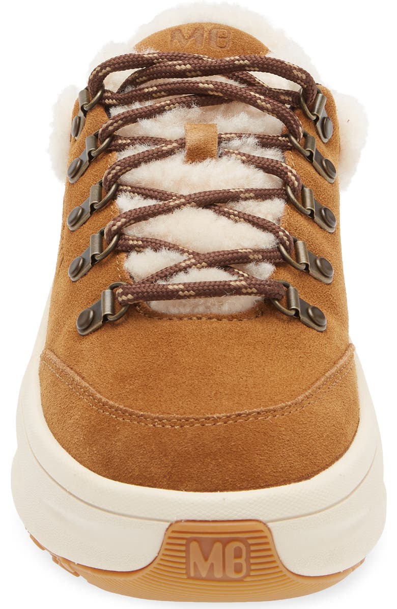 Moon Boot<sup>®</sup> City Genuine Shearling Water Repellent Boot, Alternate, color, Cognac