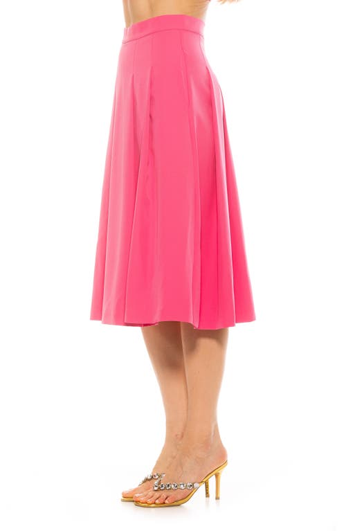 Alexia Admor Illia Skirt In Hot Pink