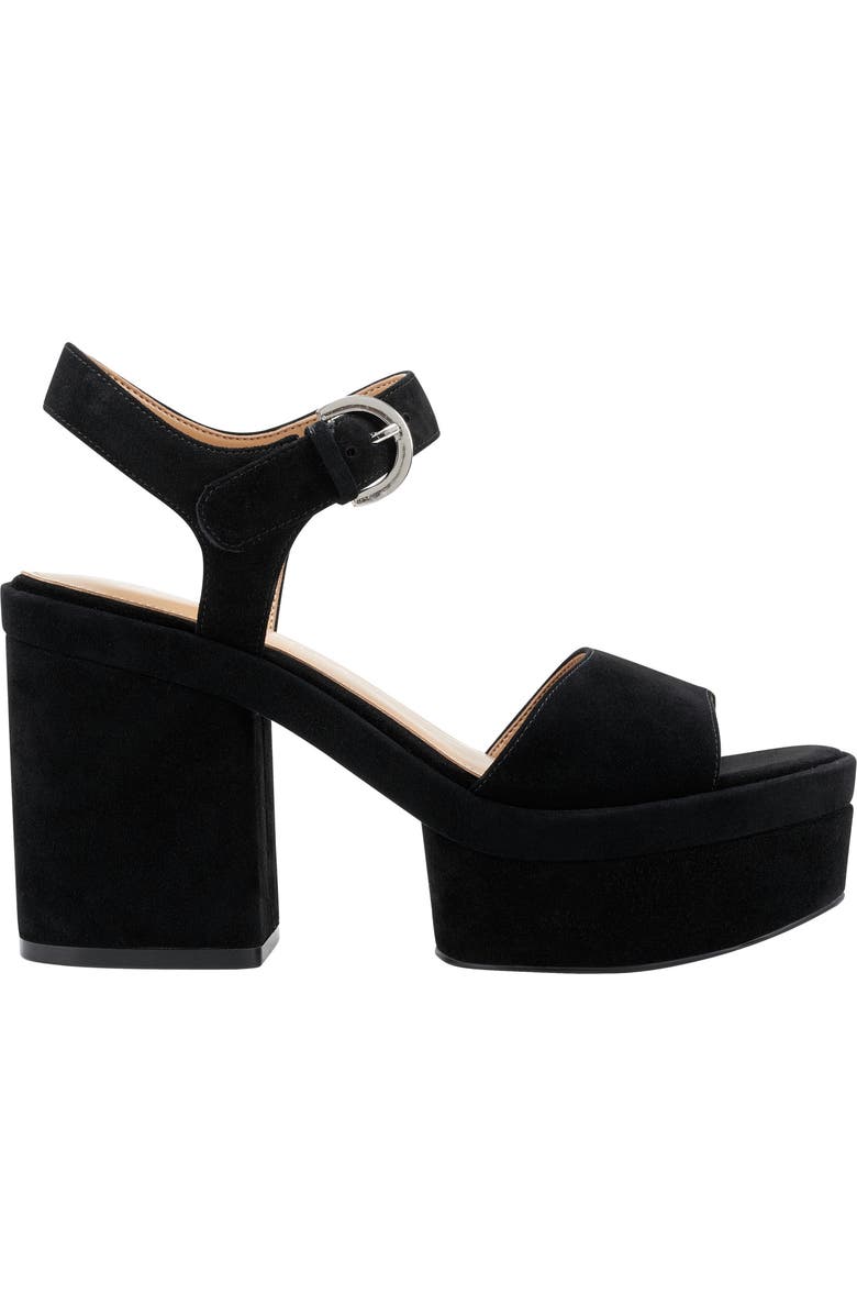 Marc Fisher LTD Normi Ankle Strap Platform Sandal, Alternate, color,