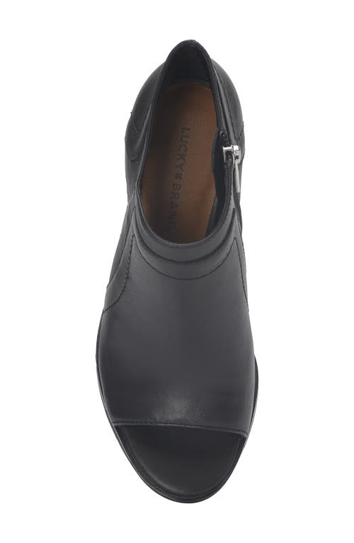 LUCKY BRAND LUCKY BRAND JALYNA PEEP TOE BOOTIE