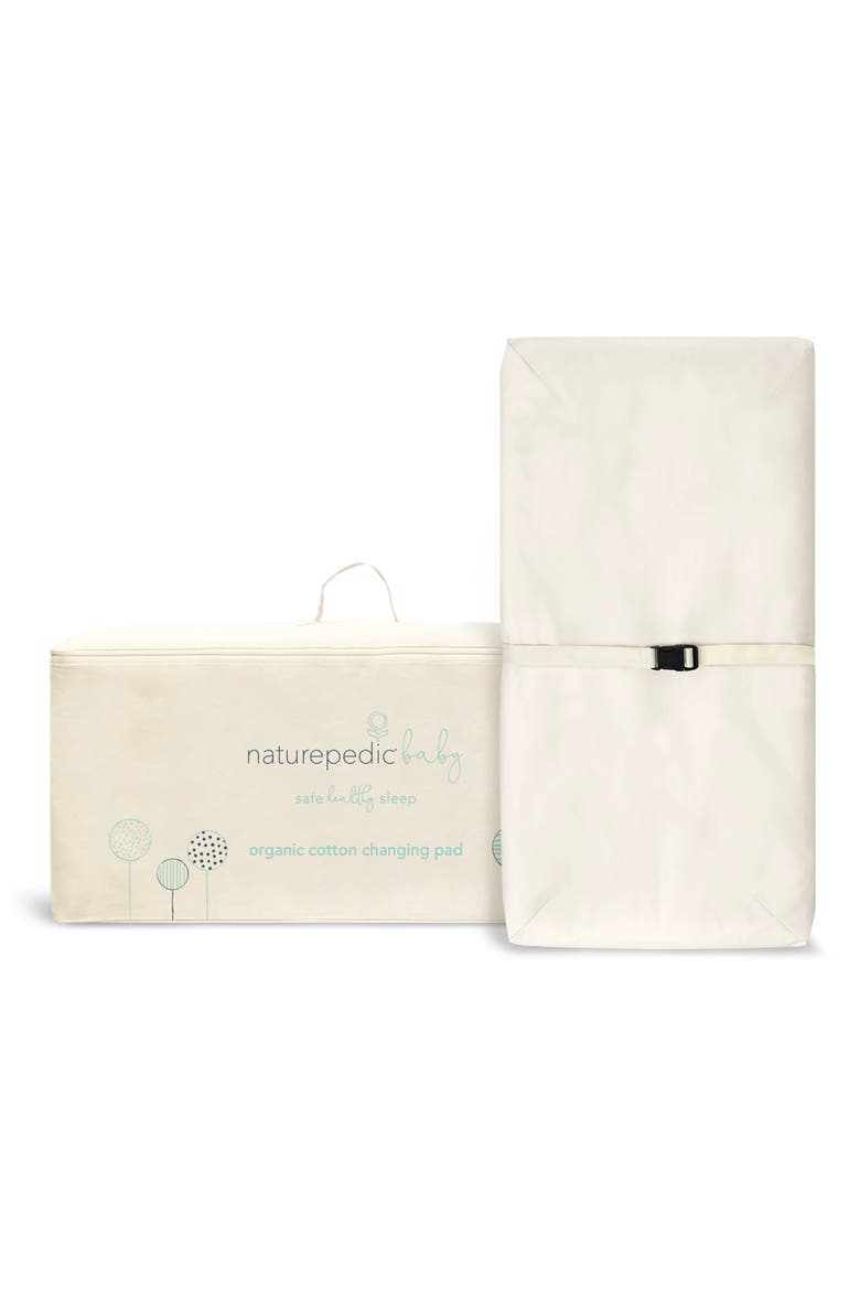 Organic Cotton 4-Sided Changing Pad, Alternate, color, NATURAL