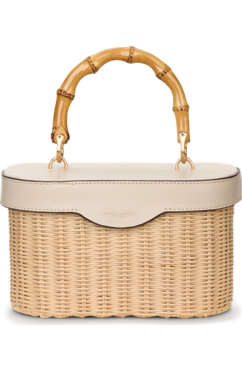 Cult Gaia Gwyneth Basket Weave Handbag, Main, color,