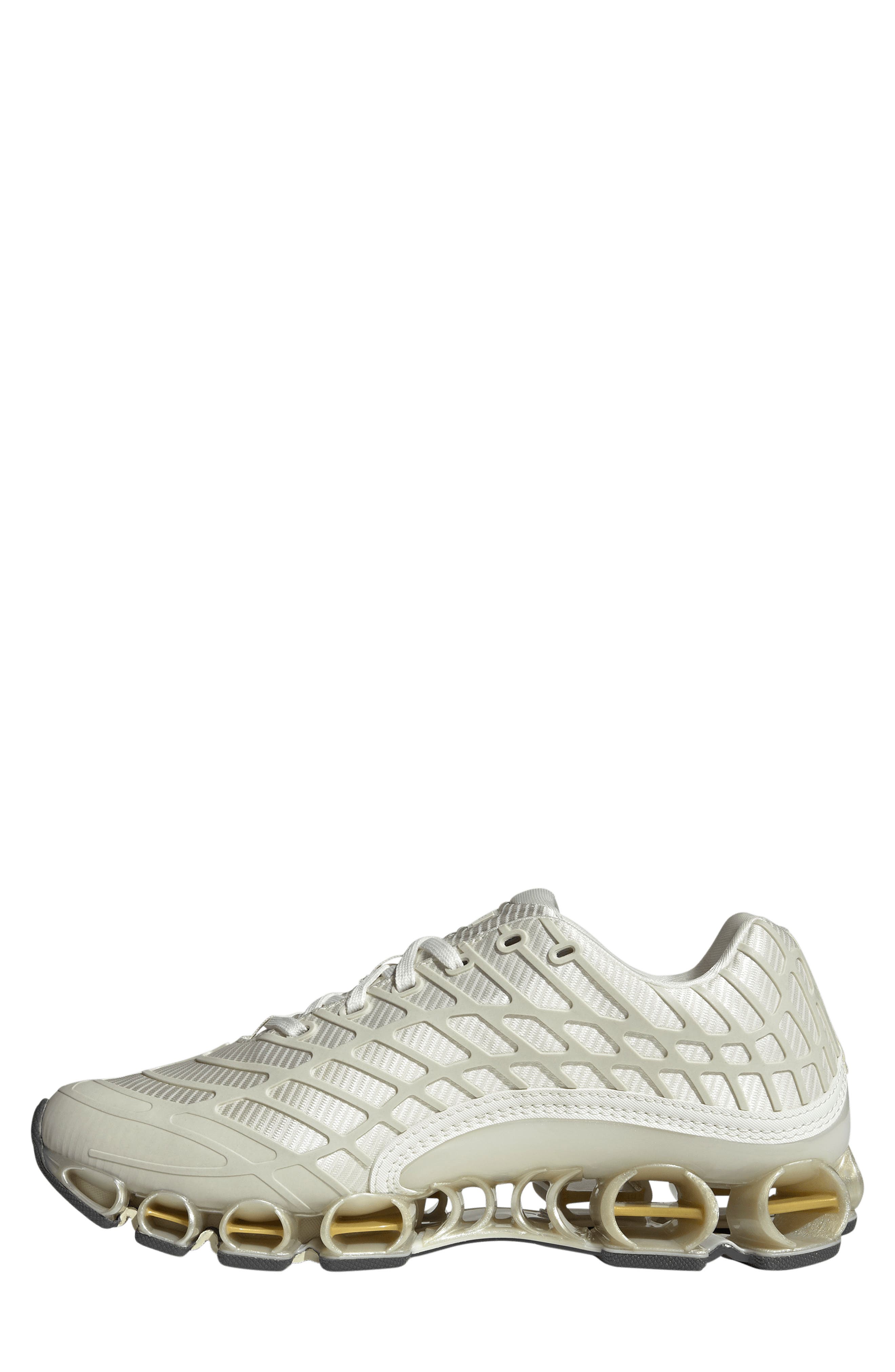 Megaride F50 Sneaker, Alternate, color, CLOUD WHITE/ ICE GOLD/ GOLD