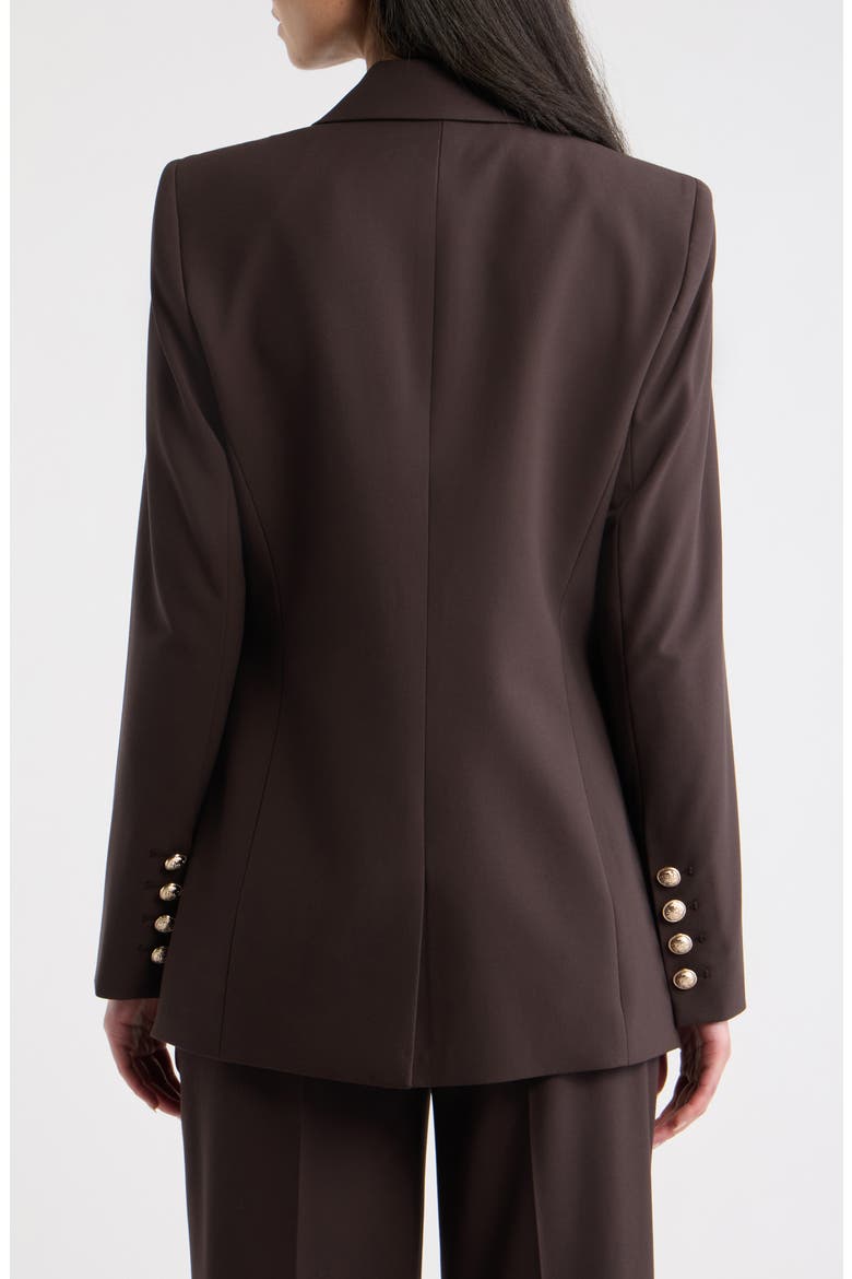 One-Button Blazer, Alternate, color, ESPRESSO