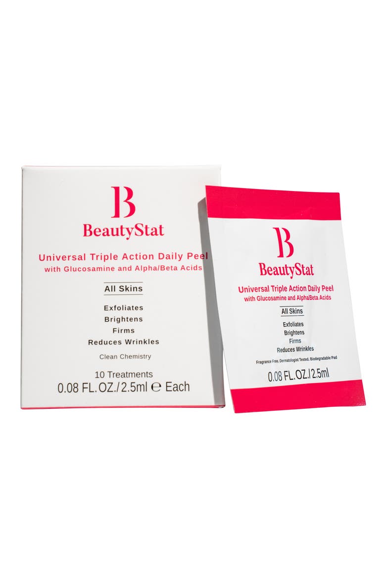 Triple Action One-Step Daily Exfoliating Peel Pad, Main, color, NO COLOR