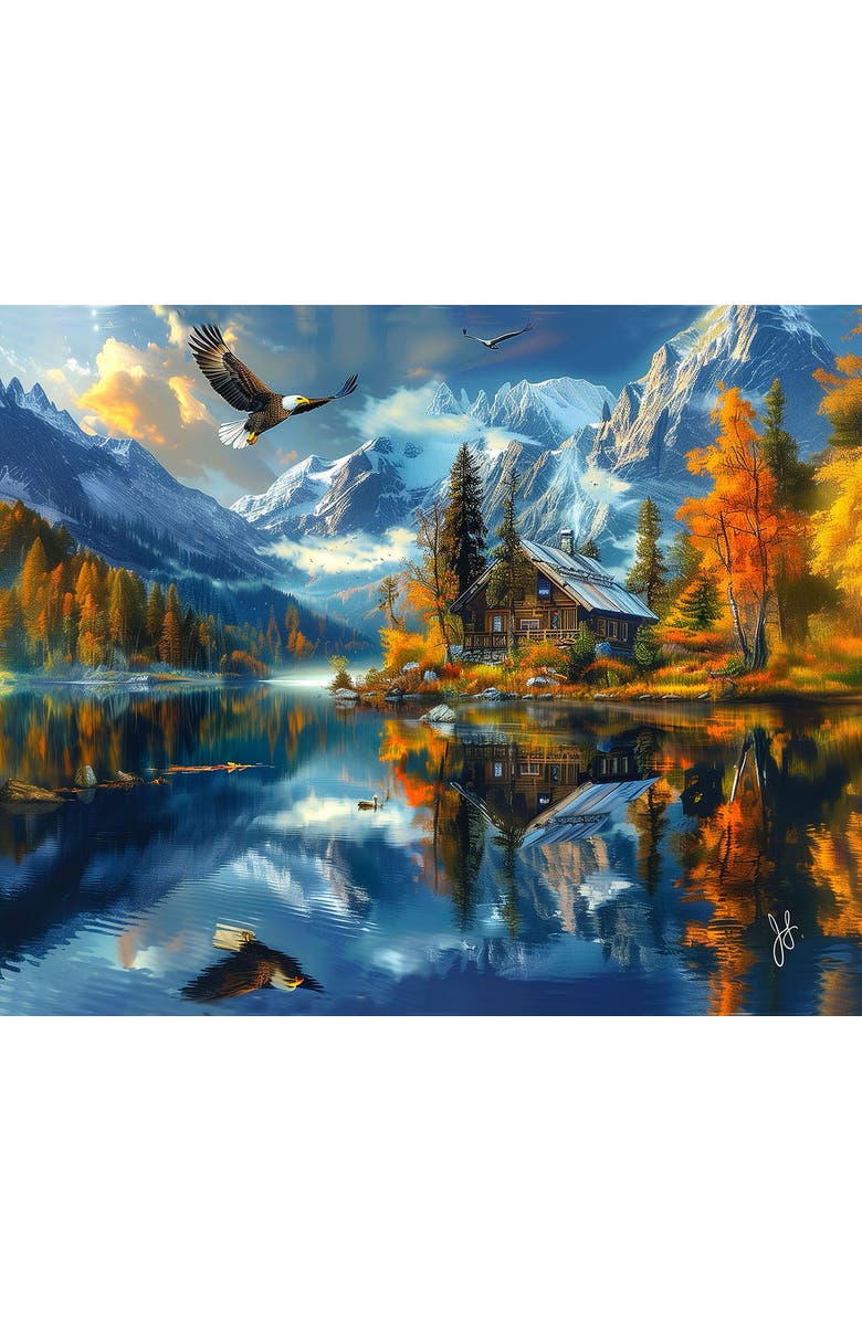 Sunsout Peace on the Lake 1000 piece Jigsaw Puzzle for Adults, Alternate, color, Multicolor