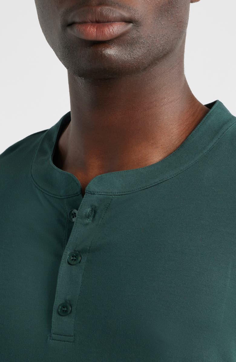 Eberjey Henry Stretch Tencel<sup>®</sup> Modal Long Pajamas, Alternate, color, Pine